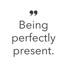 Inner waistband of Theia Moon leggings featuring the positive phrase “Being perfectly present” as a hidden mantra
